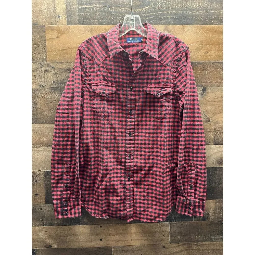 Polo Ralph Lauren Long Sleeve Button Up Size Large‎